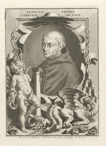 Portret van Pierre de Foix, Bernard Picart (workshop of), 1713 Canvas Print