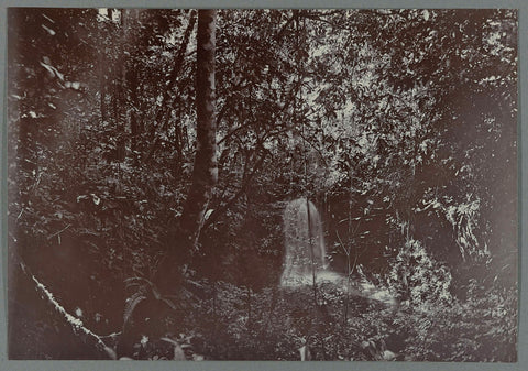 Waterval in het bos, anonymous, 1903 - 1913 Canvas Print