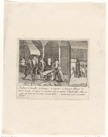 Forging of the placard, anonymous, 1787 - 1790 Canvas Print