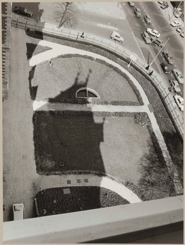 Perk next to the right entrance seen from above, 1979 Canvas Print