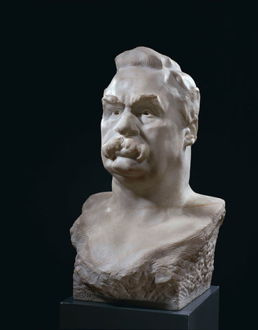 Bust of Prof. dr. G.J.P.J. Bolland (1854-1922), Albert P. Termote, 1919 Canvas Print