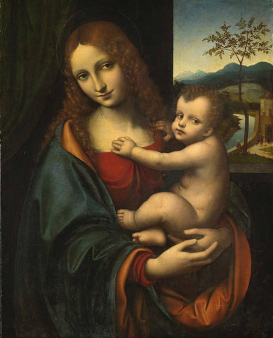 Madonna and Child, Giampetrino (attributed to), 1510 - 1525 Canvas Print