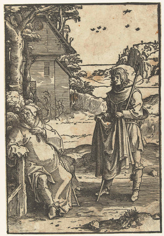 Joseph's bloody dress shown to Jacob, Luke van Leyden, 1515 - 1519 Canvas Print