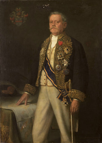 Carel Herman Aart van der Wijck (1840-1914). Governor-General (1893-99), Louis Storm van 's-Gravensande, 1900 Canvas Print