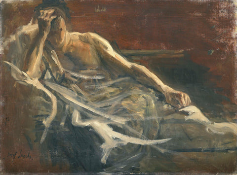 Saul, Joseph Israels, 1899 Canvas Print