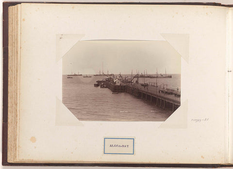 Jetty in Port Elizabeth Harbour, RH, c. 1885 - c. 1910 Canvas Print