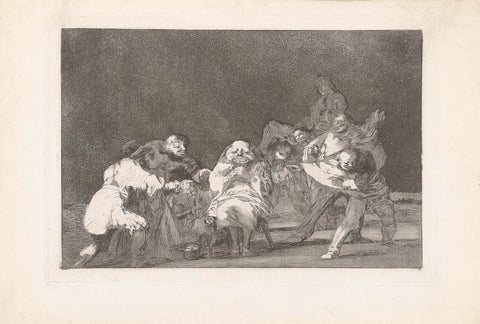 The loyalty, Francisco de Goya, 1864 Canvas Print