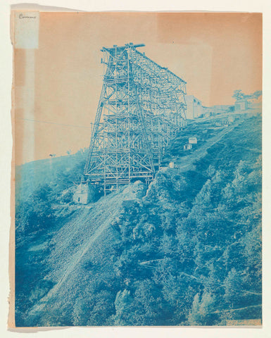 Construction of viaur viaduct in France by Societé de Construction des Battignolles, 28 (?) October 1899, anonymous, 1899 Canvas Print