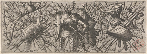 Frisian with two cork shafts, Johannes or Lucas van Doetechum, 1572 Canvas Print