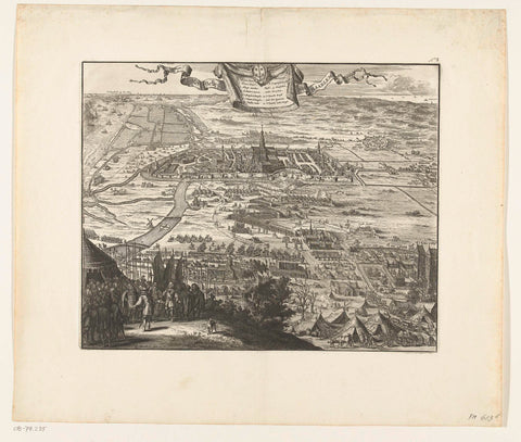 The Siege of Haarlem, 1572-1573, Coenraet Decker, 1703 Canvas Print