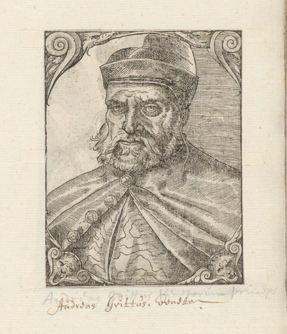 Portrait of Andrea Gritti, anonymous, 1549 - 1575 Canvas Print