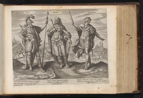 Saul, David and Solomon, anonymous, Maerten de Vos, 1646 Canvas Print