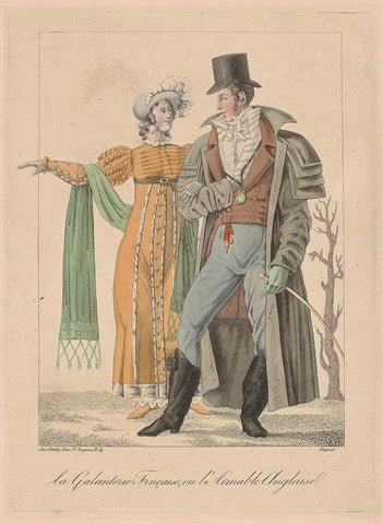 French Gallantry, or English Charm, anonymous, c. 1810 - c. 1812 Canvas Print