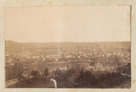 View of a city, presumably in France, anonymous, c. 1883 - 1886 Canvas Print