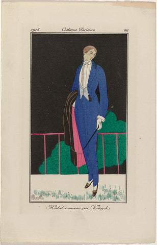 Journal des Dames et des Modes: the Fashion Illustrators, Charles Martin, 1913 Canvas Print