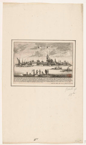 View of Arnhem, Gaspar Bouttats, 1679 Canvas Print