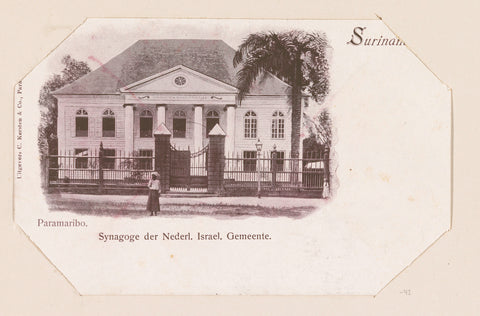 Synagoge Neve Shalom, C. Kersten & Co., anonymous, 1900 - 1910 Canvas Print