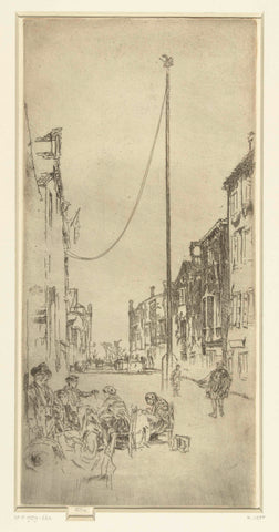 De mast, James Abbott McNeill Whistler, 1879 - 1880 Canvas Print