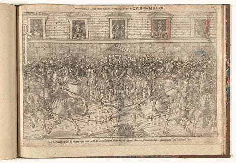 Jean de Poltrot quartered, 1563, Jean Perrissin, 1570 Canvas Print