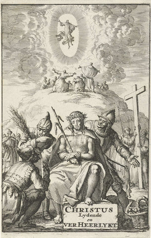 Mockery of Christ, Jan Luyken, 1684 Canvas Print