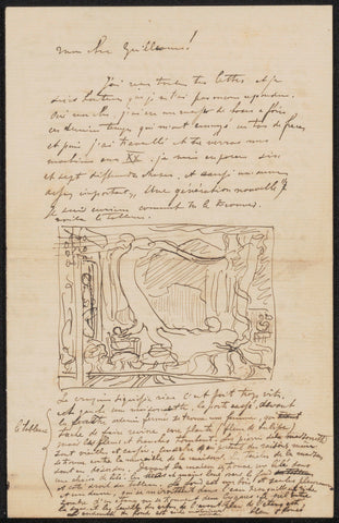 Letter from Jan Toorop to William Degouve de Nuncques, Jan Toorop, 1892 Canvas Print