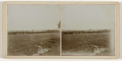 View of Gainsborough, seen from an undeveloped meadow on the outskirts of the city, Geldolph Adriaan Kessler (possibly), 1904 Canvas Print