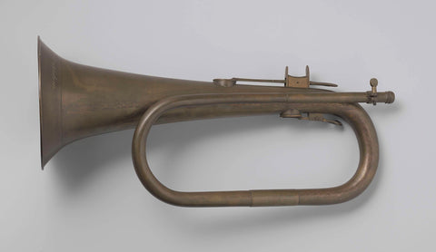 Keyed bugle, Ludwig Embach & Co, c. 1830 - c. 1840 Canvas Print