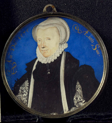 Lady Margaret Douglas (1515-78), Countess of Lennox, Nicholas Hilliard (attributed to), 1575 Canvas Print