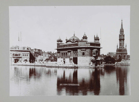 Golden Temple in Amritsar, anonymous, c. 1895 - c. 1915 Canvas Print