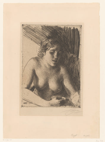 Bust, Else Leonard Zorn, 1916 Canvas Print