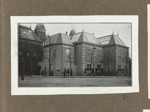 The Drucker extension and the Fragments building seen from the Hobbemastraat at the beginning of the twentieth century, 1908 - 1909 Canvas Print