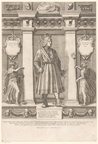 Portrait of Władysław of Bohemia, Gaspare Oselli, 1569 Canvas Print