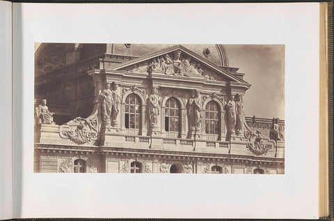 Third floor of the Pavillon Sully in the Palais du Louvre, Édouard Denis Baldus, c. 1857 Canvas Print