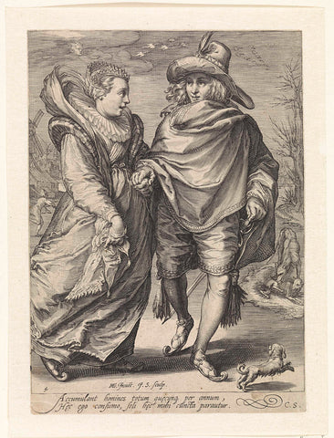 De Winter, Jan Saenredam, 1601 Canvas Print