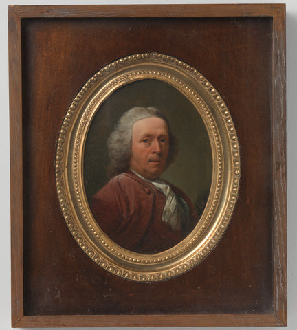 Self-Portrait, Dionys of Nijmegen, 1750 - 1798 Canvas Print