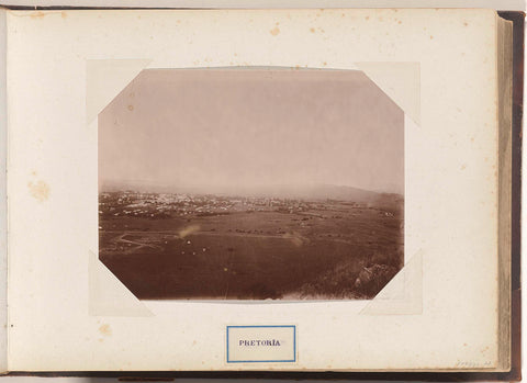 View of Pretoria and the landscape around it, anonymous, c. 1885 - c. 1910 Canvas Print