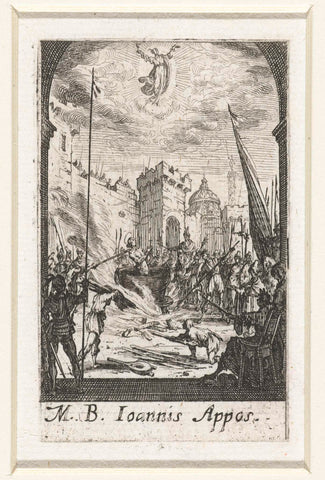 The Martyrdom of John, Jacques Callot, 1632 - 1634 Canvas Print