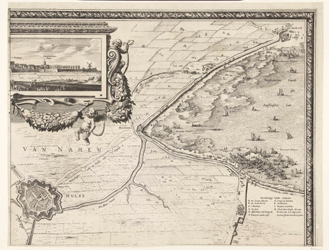 Siege and conquest of Holly by Frederik Hendrik (top right page), 1645, Abraham Dircksz. Santvoort, 1646 Canvas Print