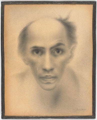 Self-portrait, Jacob Bendien, c. 1930 Canvas Print