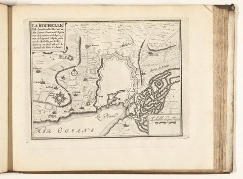 Map of La Rochelle, 1726, anonymous, 1726 Canvas Print