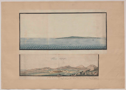 View of Robben Island, Robert Jacob Gordon (attributed to), c. 1777 Canvas Print