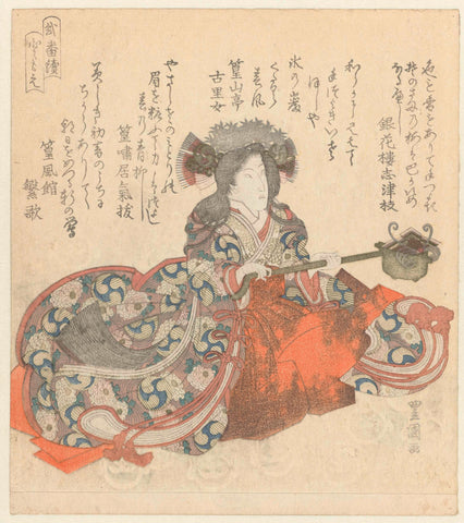 Tomoe Gozen, Toyokuni (I) , Utagawa, c. 1822 - c. 1828 Canvas Print