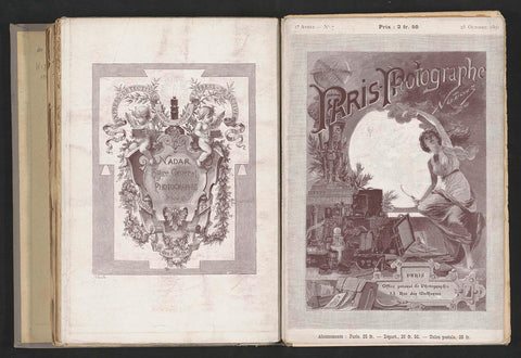 Paris-Photographe première année 1891 No 7, 1891 Canvas Print