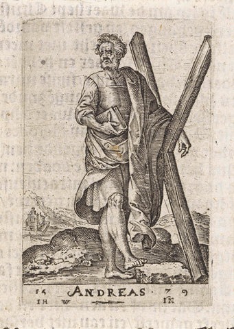 H. Andreas, Johannes Wierix (attributed to), 1609 Canvas Print