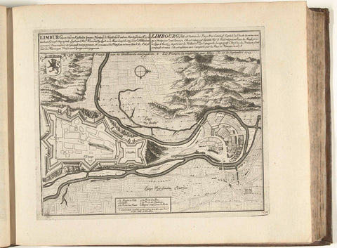 Map of Limburg, 1726, Abraham Allard, 1726 Canvas Print