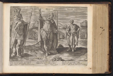 Joachaz, Jojakim and Jojachin, anonymous, Maerten de Vos, 1646 Canvas Print