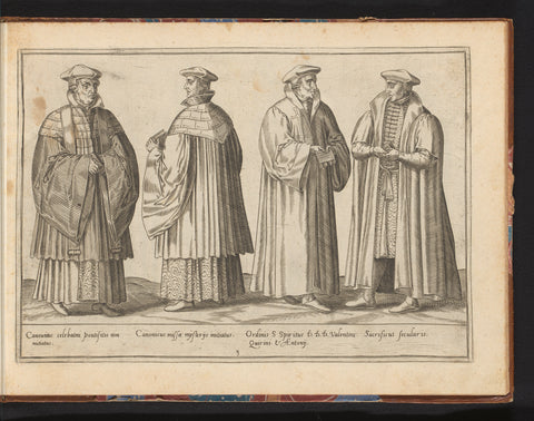 Four Canons, Abraham de Bruyn, in or before 1581 Canvas Print