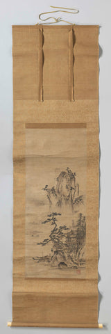 Landscape, Shubun, c. 1500 - c. 1700 Canvas Print