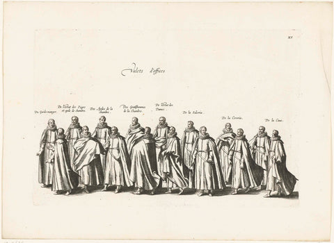 Funeral procession of Archduke Albrecht (plate XV), 1622, Cornelis Galle (I), 1623 Canvas Print