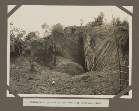 Excavated goemoek on East of East. (October 1926.), anonymous, 1926 Canvas Print